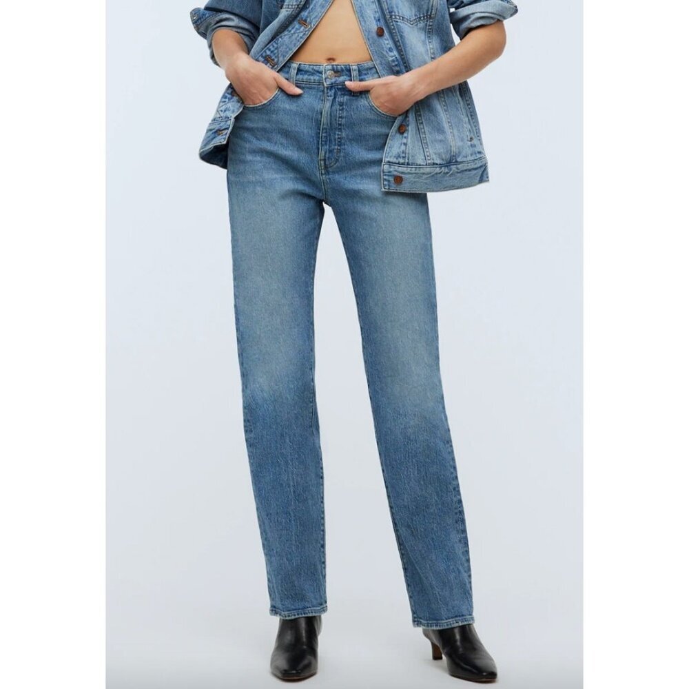 Madewell '90s Straight Jeans Rondell Wash Women's Size 32 Petite